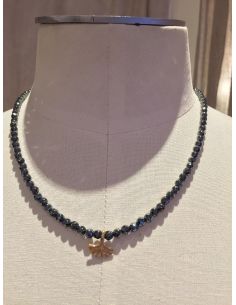 Mon Envie Collier pyrith feuille de ginkgo