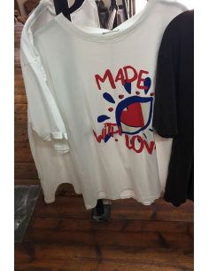 BREWSTER Tshirt OEIL white 2
