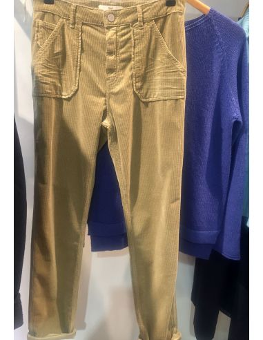 HOD Paris Pants TRESOR buckwheat cotton velvet