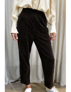 HOD Paris Pants YAEL velvet brownie 2