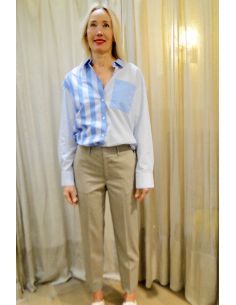 CHLOE STORA pantalon PAVEL taupe