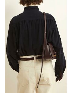Laurence BRAS Chemise MARINO marine-noir 2