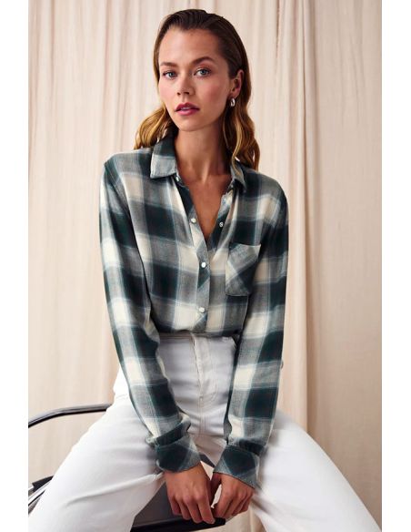 RAILS shirt HUNTER ivory olive