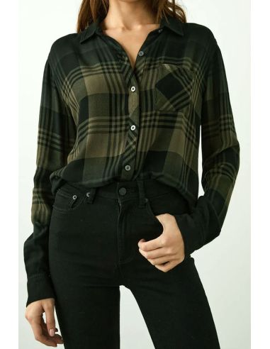 RAILS chemise HUNTER olive shadow onyx