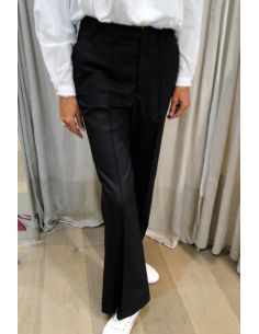 CHLOESTORA black RAYAN flared pants 2